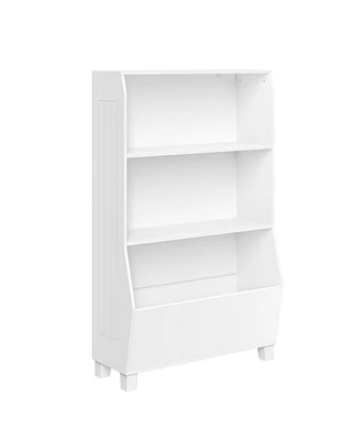 Kids Bookcase with Toy Organizer