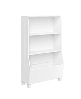Kids Bookcase with Toy Organizer