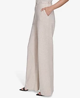 Halston Women's Mid-Rise Wide-Leg Pants