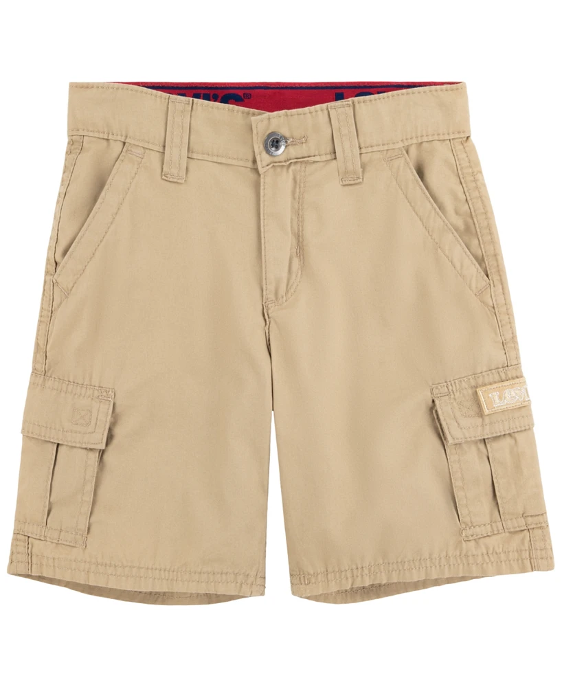 Levi's Little Boys Relaxed Fit Adjustable Waist Cargo Shorts