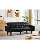 Slickblue Convertible Double Folding Sofa Bed for Comfortable Seating and Easy Transformation