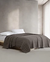 Calvin Klein Melange Flannel Quilt