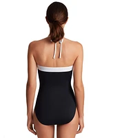 Lauren Ralph Lauren Women's Modern Bandeau One Piece Swimsuit