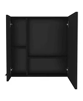 Depot E-Shop Harbor Medicine Double Door Cabinet,Four Interior Shelves