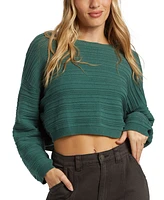 Billabong Juniors' Chasing Light Scoop-Neck Sweater Top