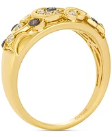 Le Vian Nude Diamond & Chocolate Diamond Ring (1/6 ct. t.w.) in 14k Honey Gold