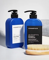 Hommeface Hair and Body Wash Shower Set 33.8 fl oz.