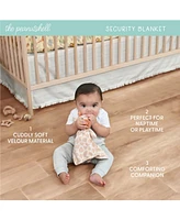 The Peanutshell Elephant Safari Tummy Time Mat and Security Blanket Crib Bedding Set, 4-Piece Set