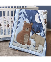 The Peanutshell Crib Bedding Set for Baby Boys, Under the Stars, 3 Pieces