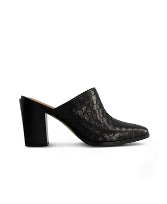 Bernardo Footwear Britt Woven Heeled Mule