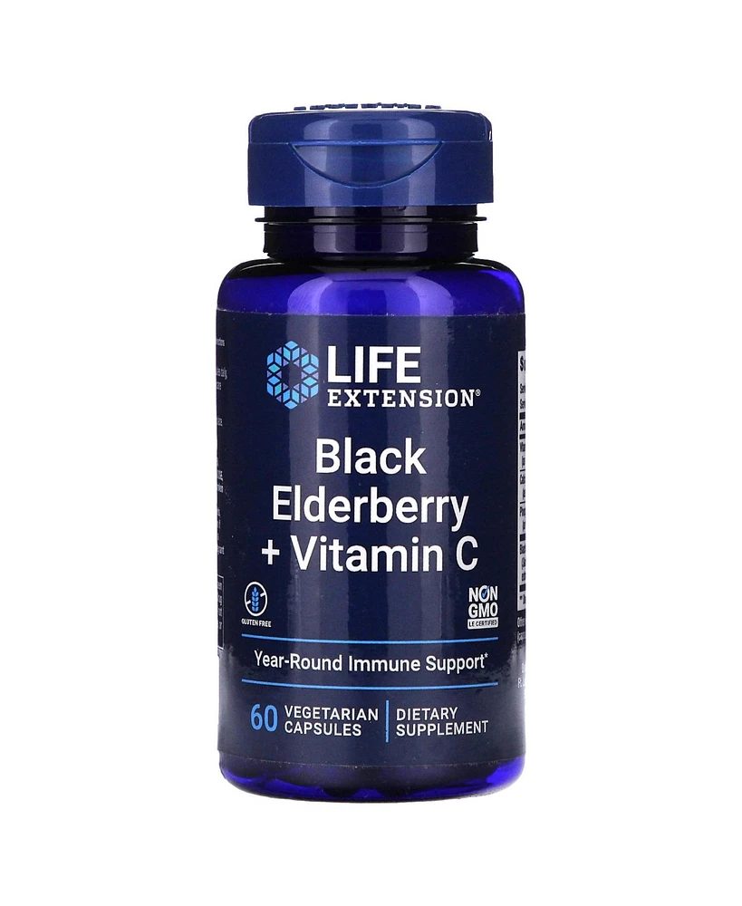 Life Extension Black Elderberry + Vitamin C