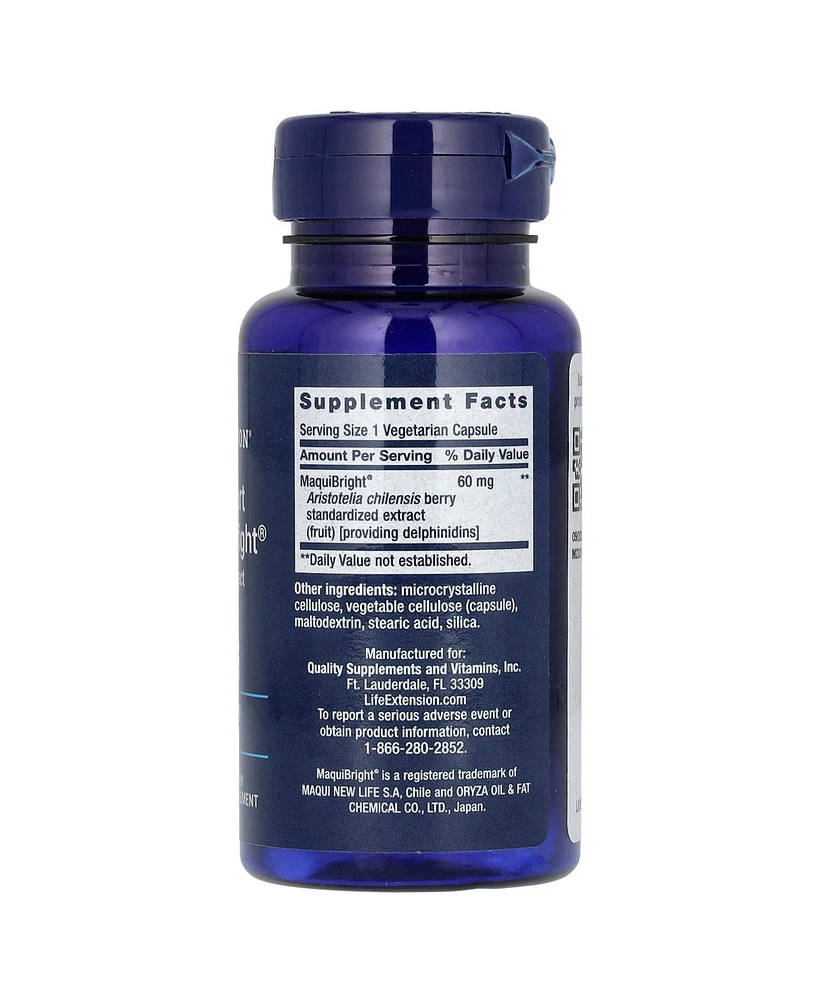 Life Extension Tear Support with MaquiBright Maqui Berry Extract 60 mg