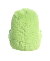 Aurora Mini Riberto Frog Rolly Pet Round Plush Toy Green 5"