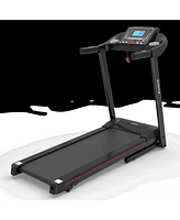 Slickblue Foldable Treadmill with Incline, Electric Walking & Running Machine for Home Workouts, 5” Lcd & Bluetooth