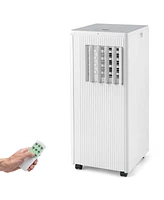 Costway 7100 Btu (10000 Btu Ashrae) Portable Air Conditioner 3-in-1 10000 Btu Ac Unit with Dehumidifier & Cool &Fan