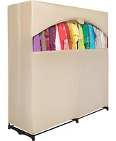 Florida Brands Portable Wardrobe Closet with Hanging Rod