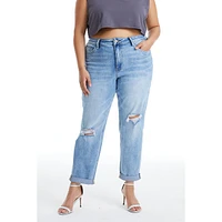 Bayeas Women's High Rise Relaxed Boyfriend Jeans Southern