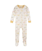 Gerber Toddler Boys Snug Fit Footed Pajamas, 2-Pack, Safari