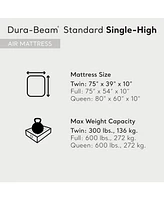 Intex Dura-Beam Standard Series Single Height Inflatable Airbed, Twin (2 Pack)