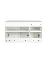 Streamdale Furniture Stackable Wall Mounted Storage Cabinet, 15.75" D X 35.43" W X 19.69" H, White