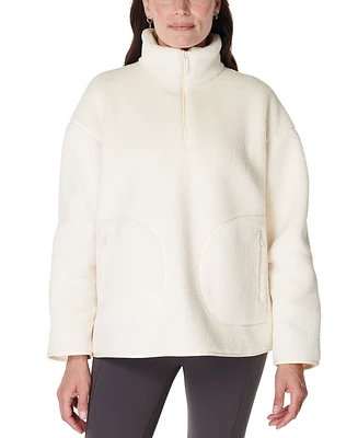 Sweaty Betty Women's Textured Plush Fleece Half-Zip Jacket