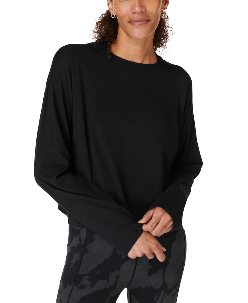 Sweaty Betty Women's Essential Cropped Long-Sleeve Tee