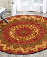 Closeout! Lr Home Radiance RDC54059 6' x 6' Round Area Rug