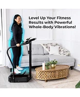 Lifepro Vibration Plate with Handles ; Exercise Machine for Balance, Lymphatic Drainage & More