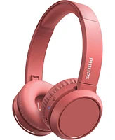 Philips Wireless On-Ear Headphones, Bluetooth 5.0, 29H Playtime, Quick Charge, Foldable, Lightweight, Built-in Mic, Deep Bass