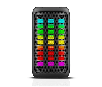 Rca Disco 203 Rgb Wireless Party Speaker, Dual 3" Woofers