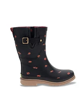 Western Chief Women's Lucky Ladybug Mid Rain Boot