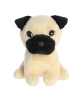 Aurora Small Preston Pug Petites Expressive Plush Toy Brown 7"