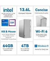 Lenovo IdeaCentre 14 Daily Tower Desktop Intel Core i7 14700 16GB Ram Intel Uhd Graphics 512GB Ssd Storage Windows 11 Home - Grey