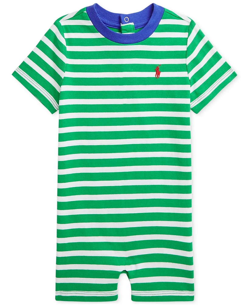 Polo Ralph Lauren Baby Boys Cotton Striped One-Piece