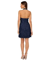 Adrianna by Adrianna Papell Women's Beaded Halter Dress