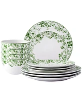 Noritake Bloomington Road 12-Piece Dinnerware Set, Service for 4