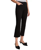 Jones New York Petite High Rise Kick Flare Cropped Jeans