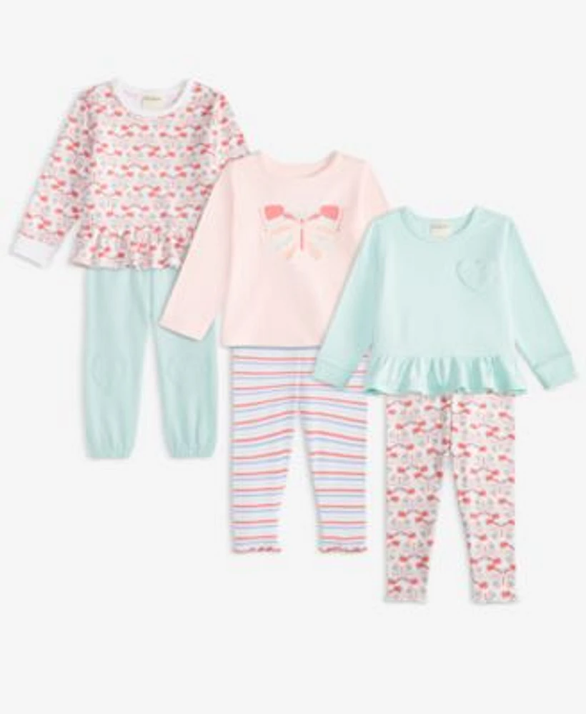 First Impressions Baby Girls Butterflies Hearts Long Sleeve Tops Pants Exclusively At Macys