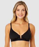 Anne Cole Women's V-Wire Elongated Underwire Bikini Top