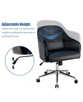 Costway Office Chair Task Desk Adjustable Height w/ Massage Lumbar Support