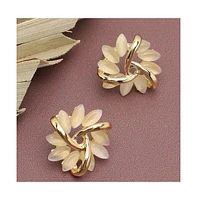 Sohi Women's Flora Drop Earrings