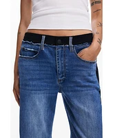 Desigual Women's Combined denim pants