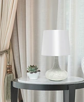 Creekwood Home 14.17" Patchwork Crystal Glass Table Lamp