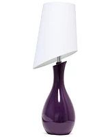 Lalia Home 29" Eggplant Contemporary Table Lamp