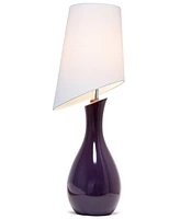 Lalia Home 29" Eggplant Contemporary Table Lamp