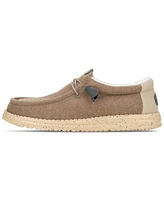 Hey Dude Men's Wally Warmth Knit Casual Moccasin Sneakers from Finish Line