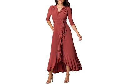Kiyonna Women's Veronica Ruffled Evening Gown