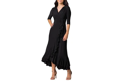 Kiyonna Women's Veronica Ruffled Evening Gown