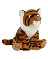 Aurora Medium Bengal Tiger Destination Nation Adventurous Plush Toy Brown 12"