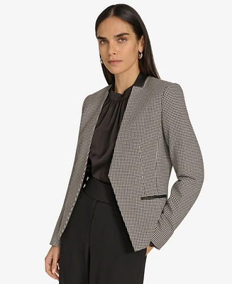 Calvin Klein Women's Houndstooth Blazer